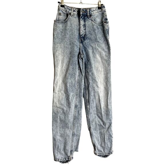 Cheap Monday Donna Trash Metal Destroyed Jeans Women 23 Denim Loose Distressed - Picture 1 of 13
